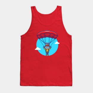 Cute People Parachuting Tank Top